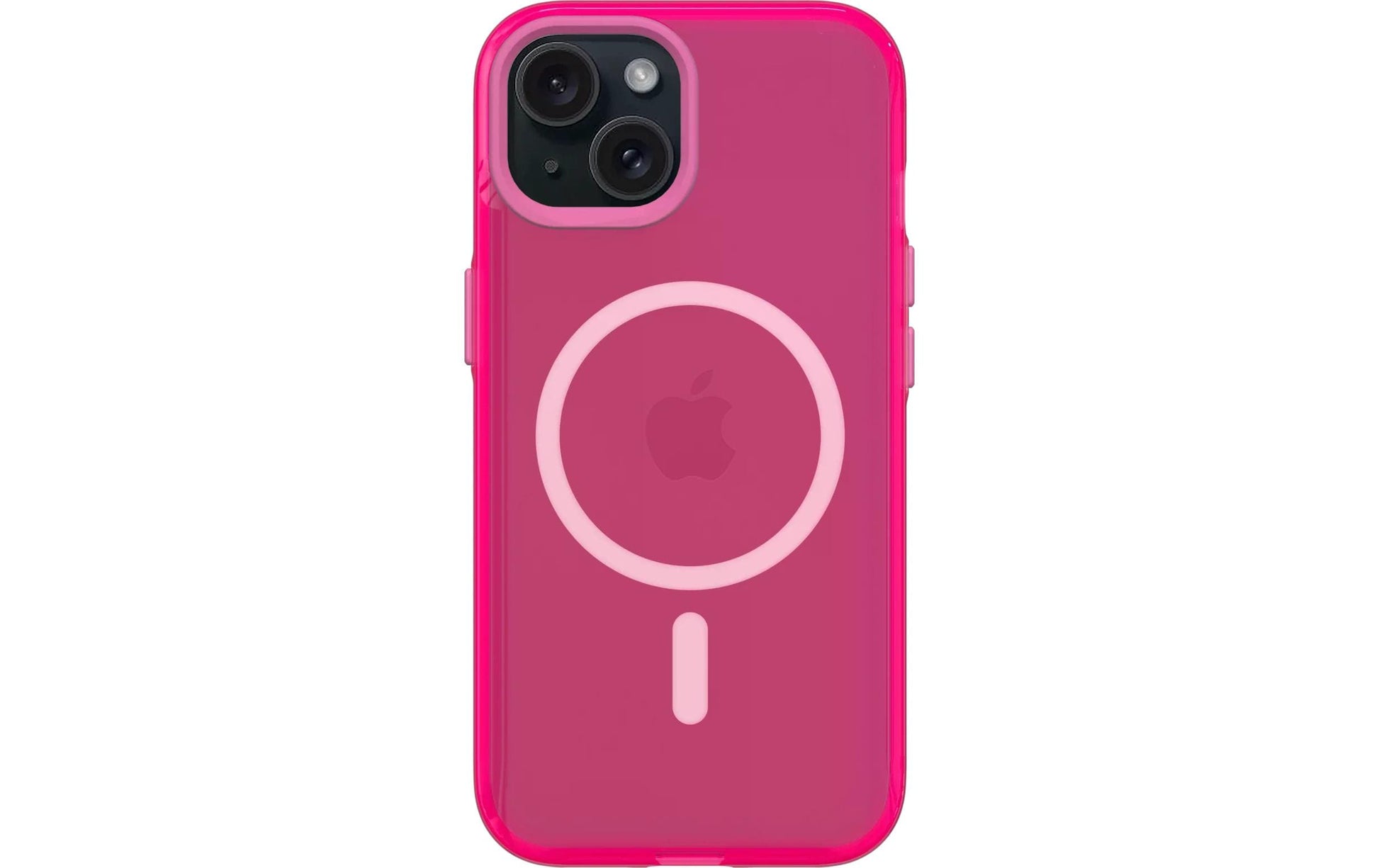 RhinoShield Backcover – für Apple iPhone 15, MagSafe, TPE+Polyester, Pink, bis 3,5 m sturzsicher