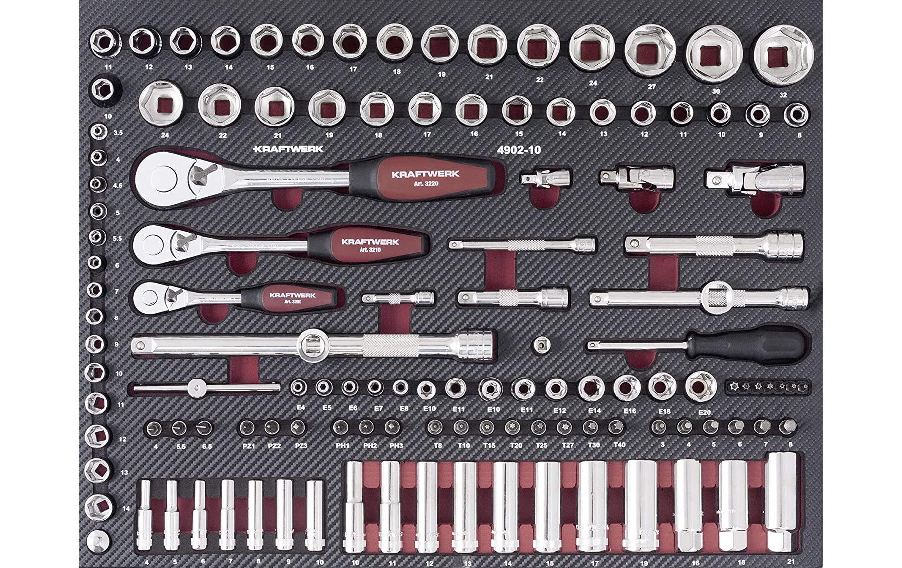 KRAFTWERK Steckschlüssel-Set – 4902-10-1