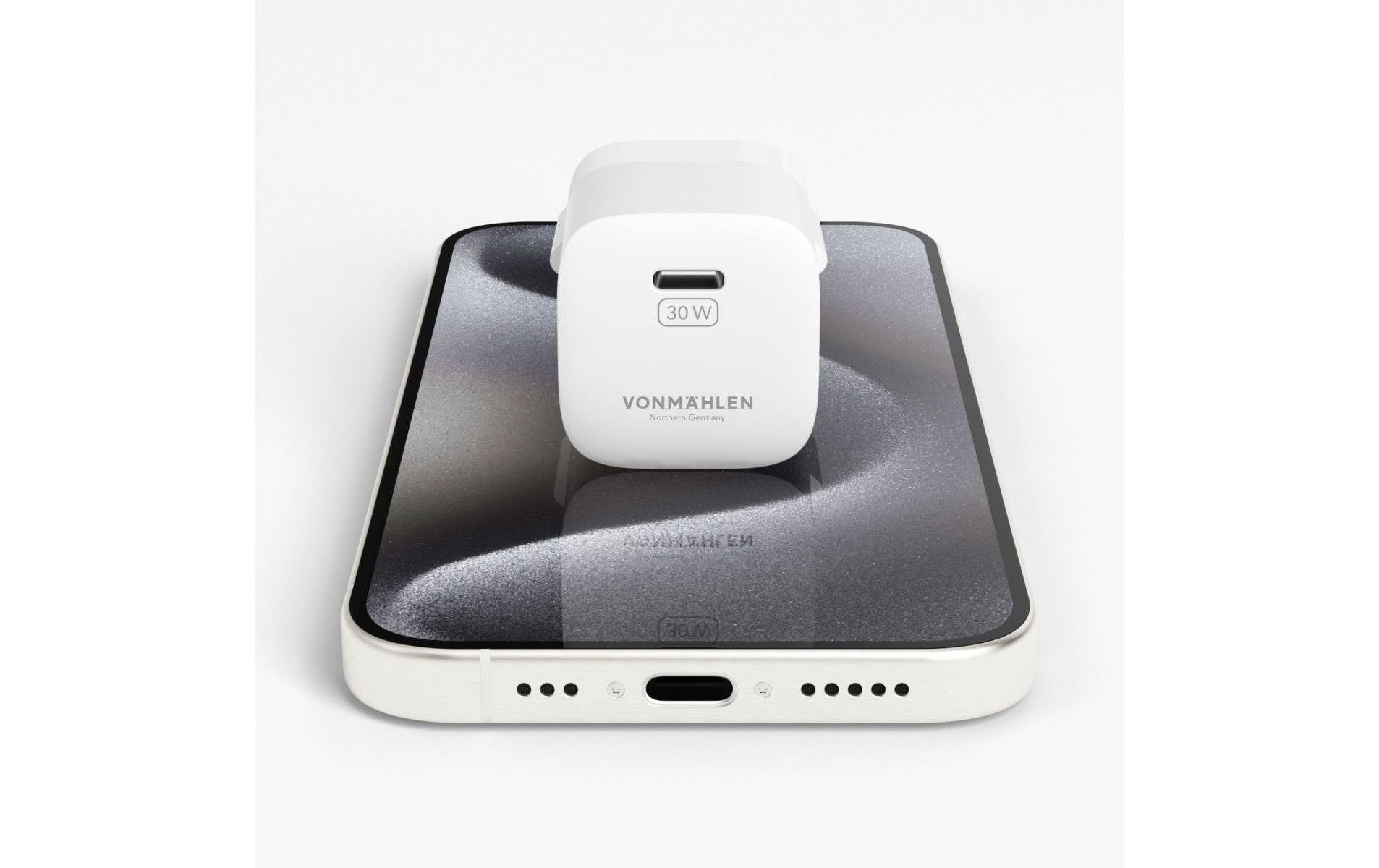 Vonmählen Unity Ladegerät – 30 W, 3× USB-C + 1× USB-A, GaN