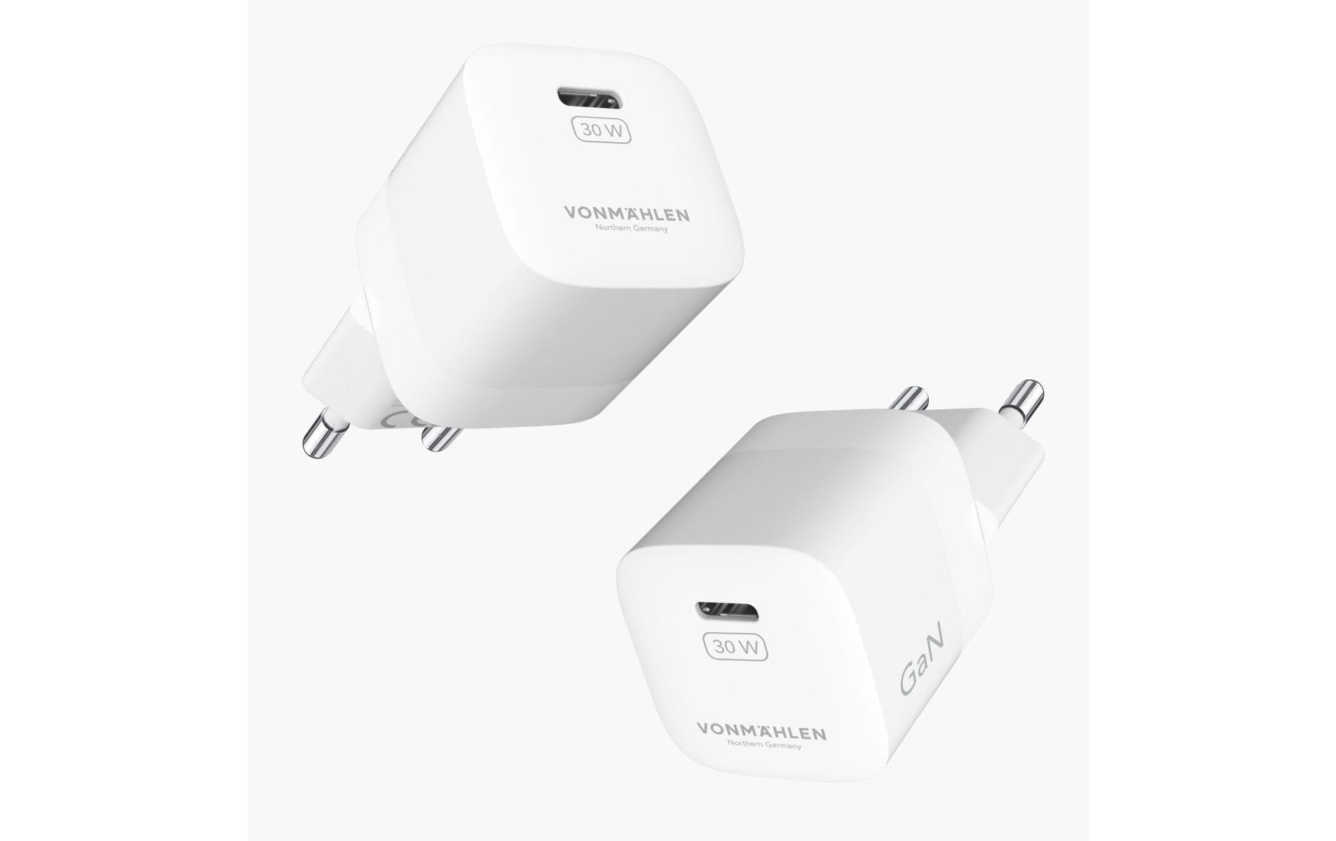 Vonmählen Unity Ladegerät – 30 W, 3× USB-C + 1× USB-A, GaN