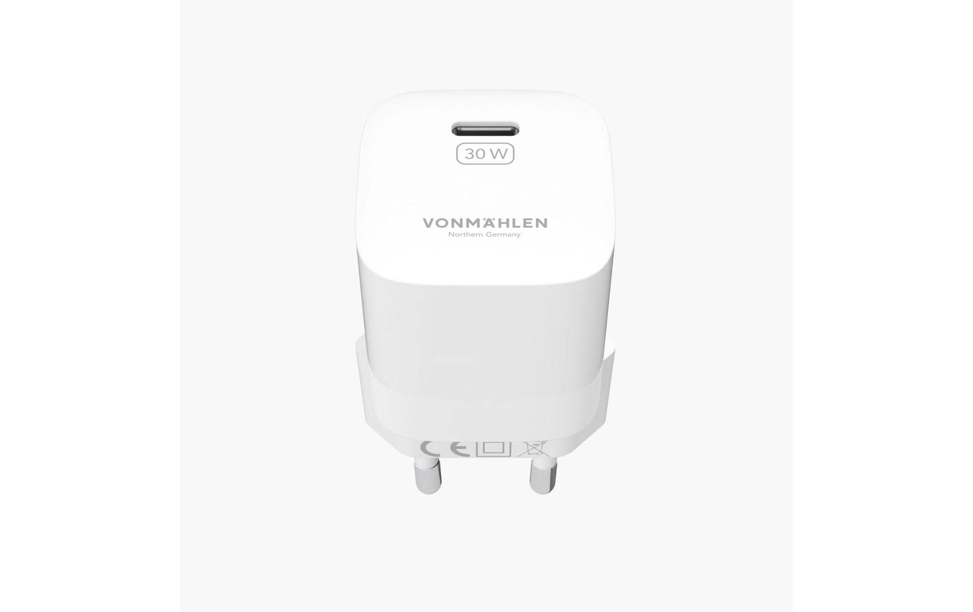 Vonmählen Unity Ladegerät – 30 W, 3× USB-C + 1× USB-A, GaN