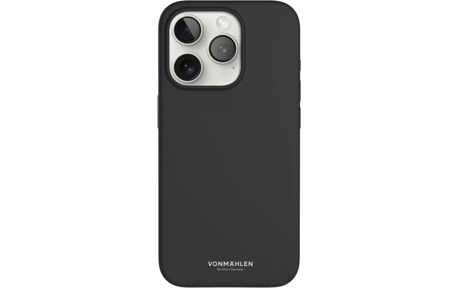 Vonmählen Backcover – für Apple iPhone 15 Pro – MagSafe, Silikon+PC, Schwarz