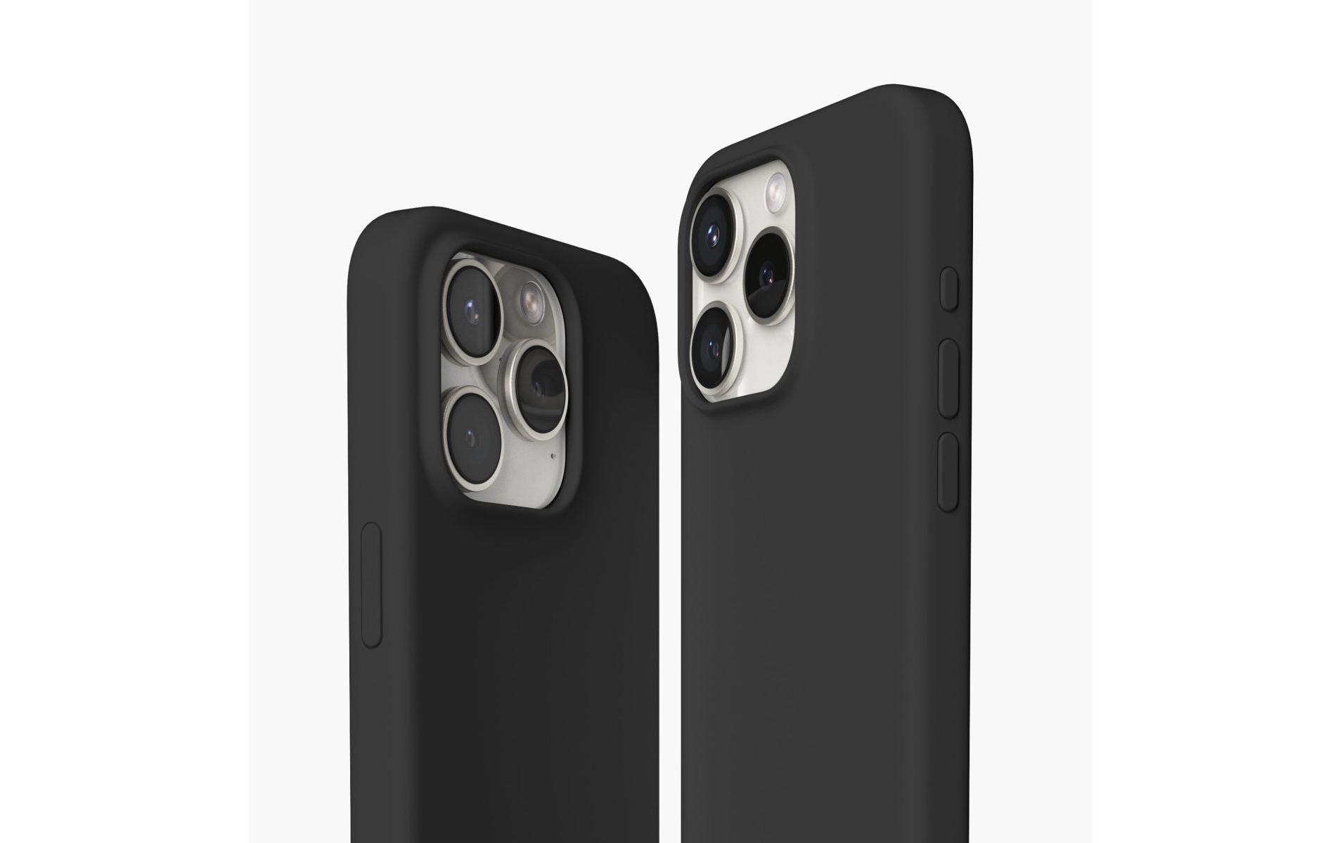 Vonmählen Backcover – für Apple iPhone 15 Pro Max, MagSafe, Silikon, Schwarz
