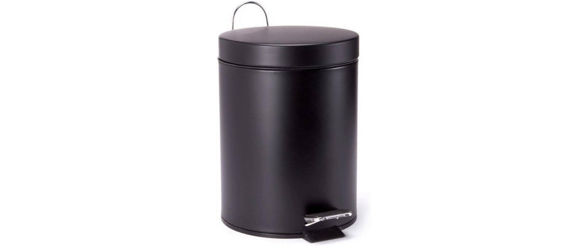 MSV Treteimer – 5 l – Stahl, rund – schwarz