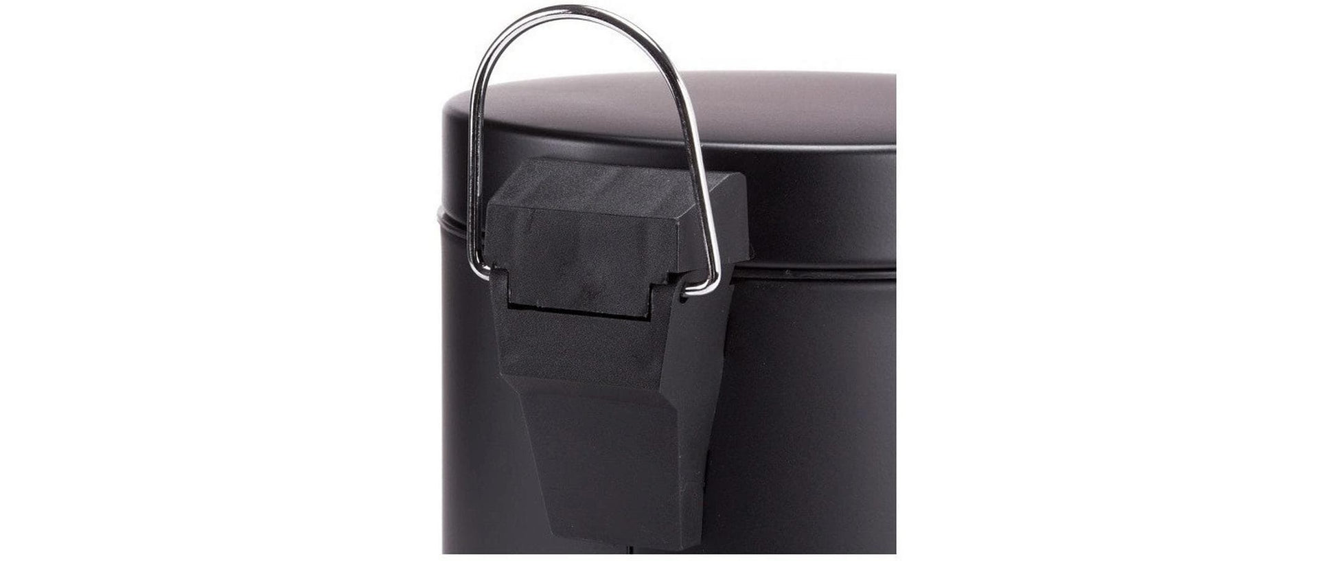 MSV Treteimer – 5 l – Stahl, rund – schwarz