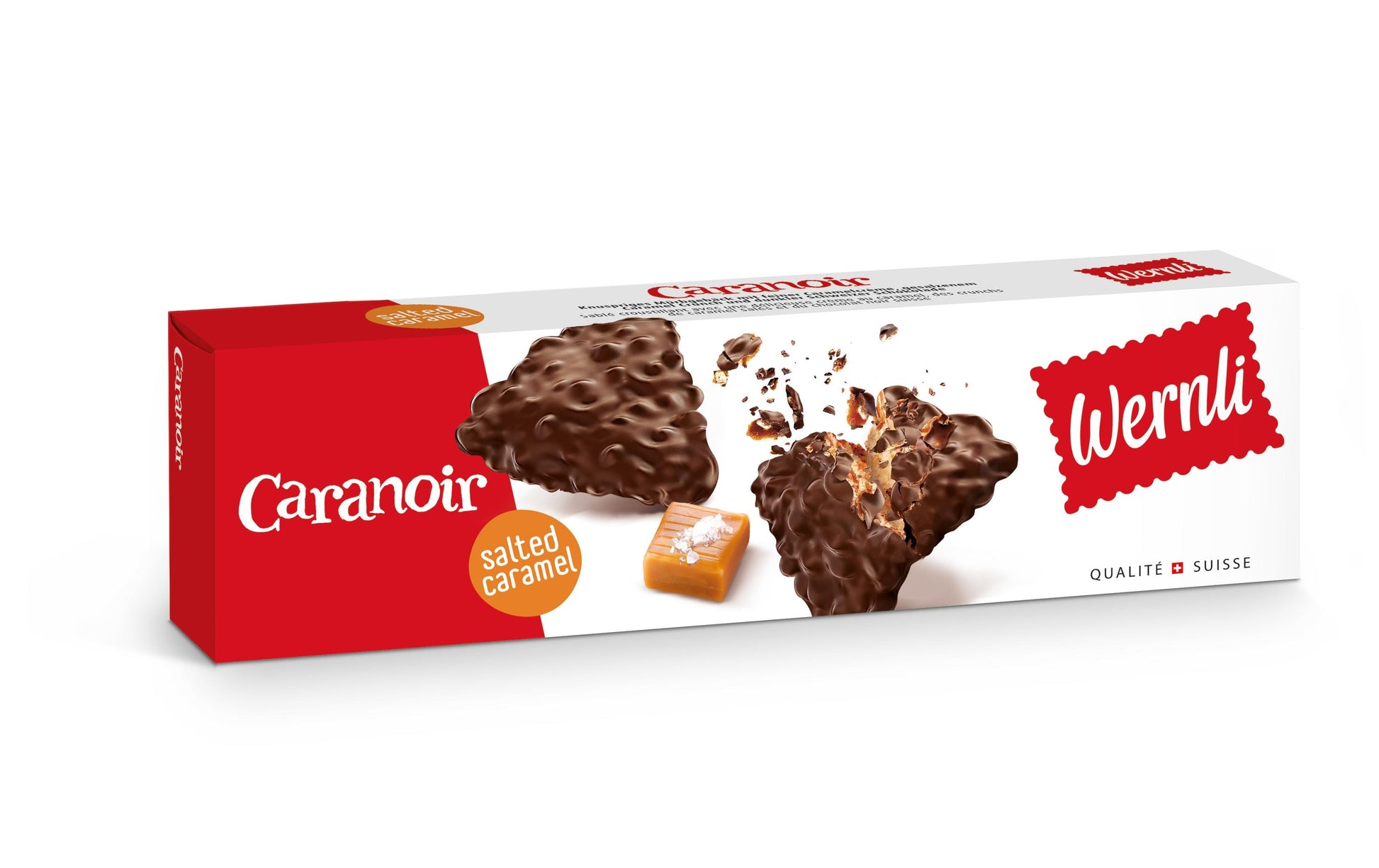 Wernli Caranoir Guetzli – Dunkle Schokolade & Caramel – 110 g