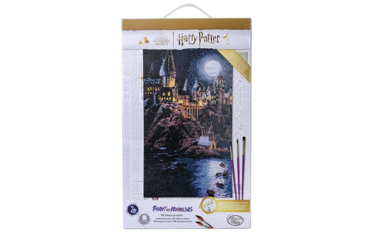 CRAFT Buddy Malen-nach-Zahlen-Set – Harry Potter – 30 × 50 cm – ab 8 Jahren