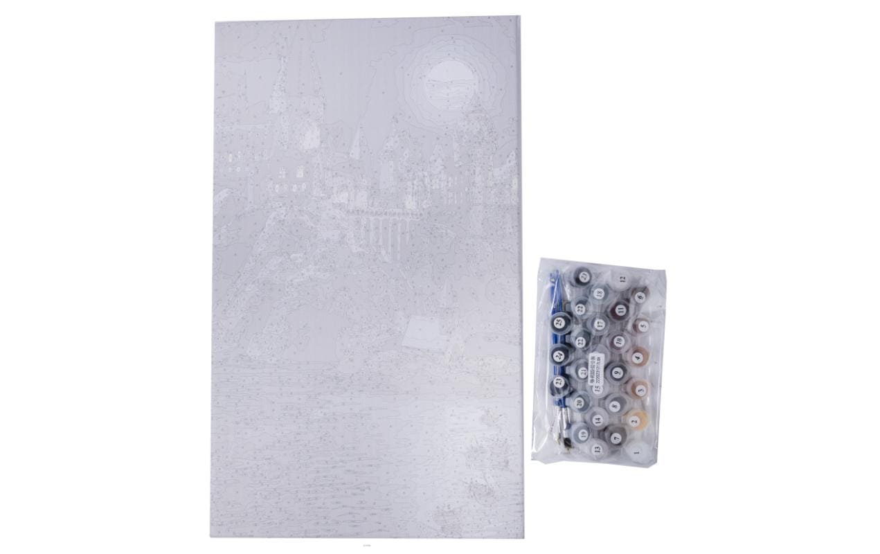 CRAFT Buddy Malen-nach-Zahlen-Set – Harry Potter – 30 × 50 cm – ab 8 Jahren