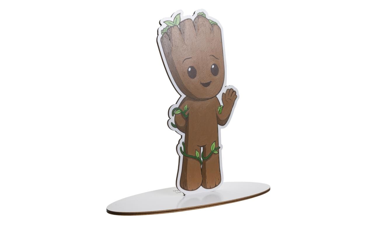 CRAFT Buddy Malen-nach-Zahlen-Set – Groot (MARVEL) – 23,0 × 22,0 cm – ab 6 Jahren