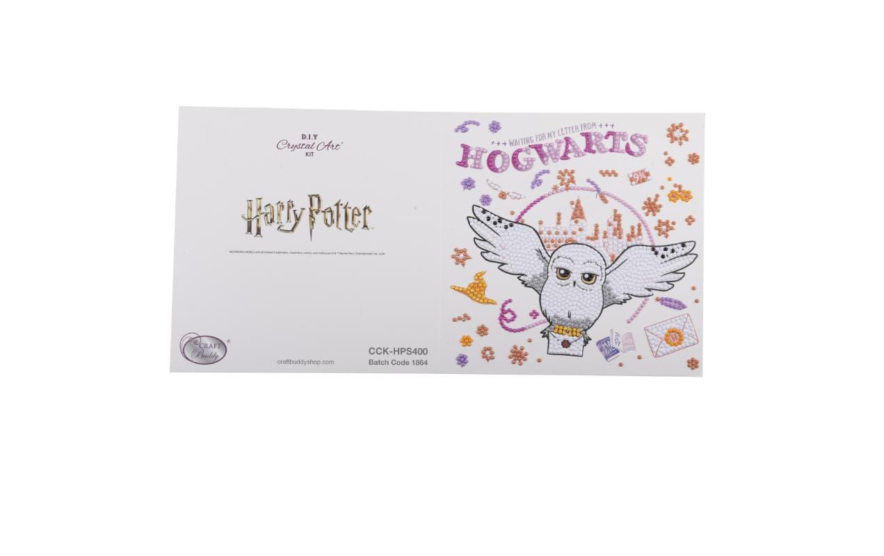 CRAFT Buddy Diamond Painting Set Hogwarts & Hedwig – 18 × 18 cm – ab 8 Jahren