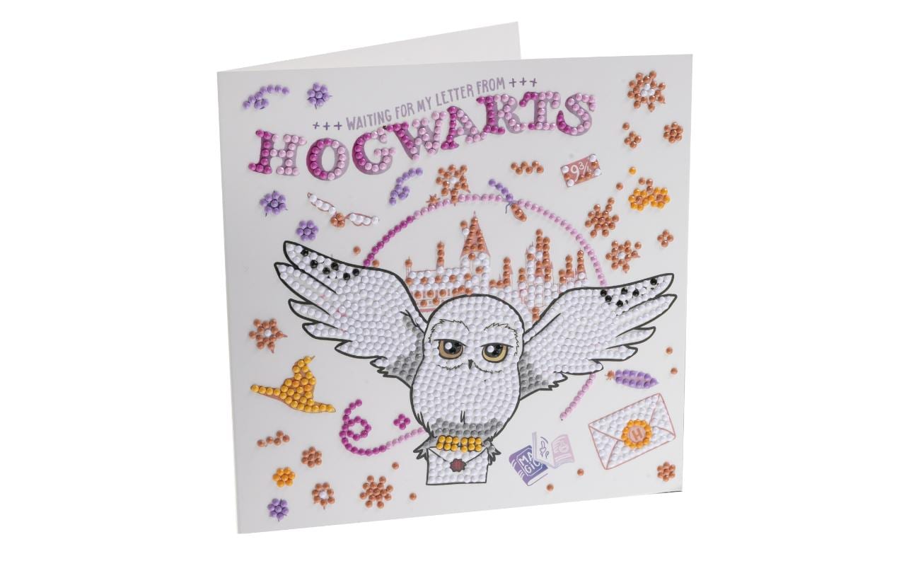 CRAFT Buddy Diamond Painting Set Hogwarts & Hedwig – 18 × 18 cm – ab 8 Jahren