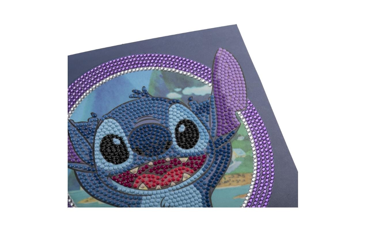 CRAFT Buddy Crystal Art Card – Diamond Painting Set – Stitch (Disney) – 18 × 18 cm – ab 8 Jahren