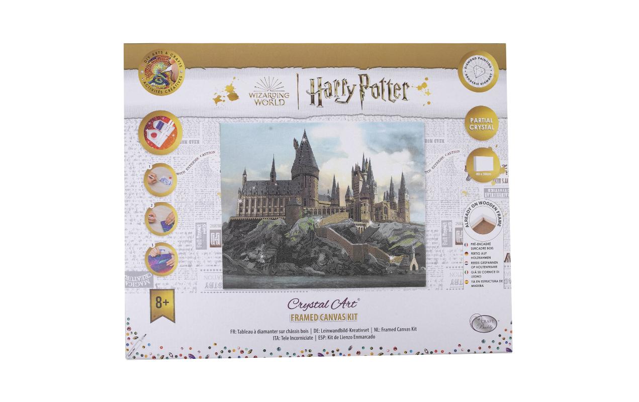 CRAFT Buddy Crystal Art Kit – Diamond-Painting-Set – Hogwarts Schloss – 40 × 50 cm – ab 8 Jahren