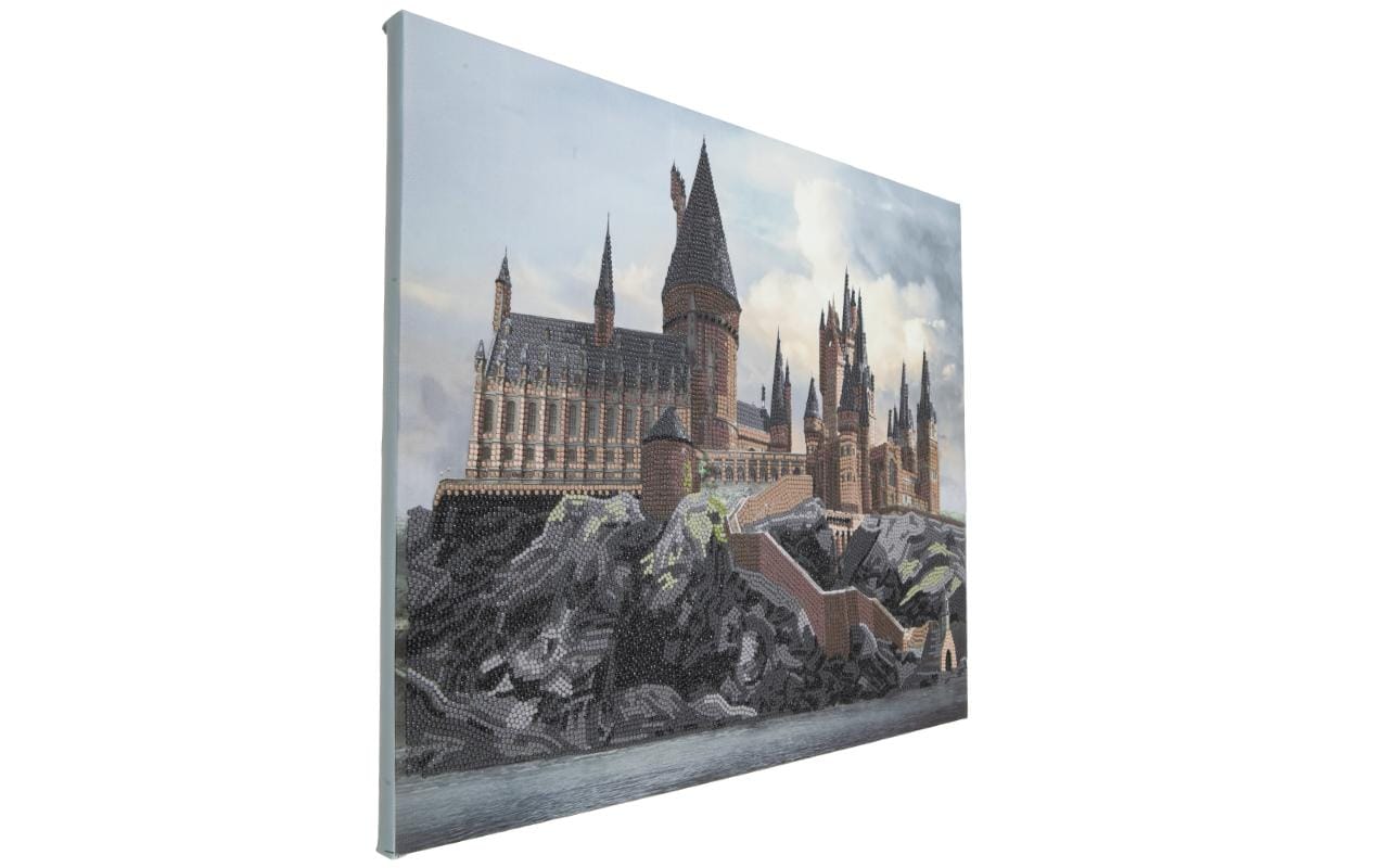 CRAFT Buddy Crystal Art Kit – Diamond-Painting-Set – Hogwarts Schloss – 40 × 50 cm – ab 8 Jahren