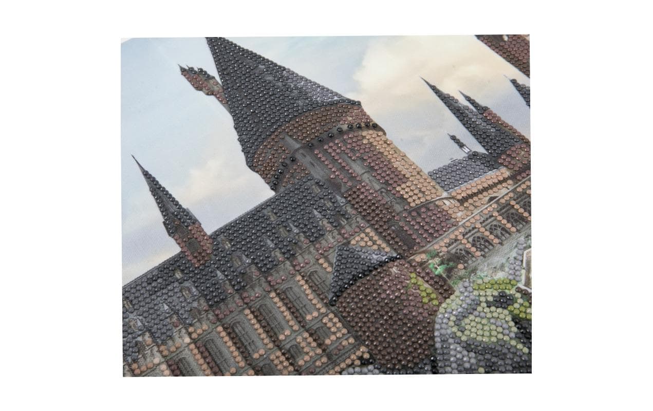 CRAFT Buddy Crystal Art Kit – Diamond-Painting-Set – Hogwarts Schloss – 40 × 50 cm – ab 8 Jahren