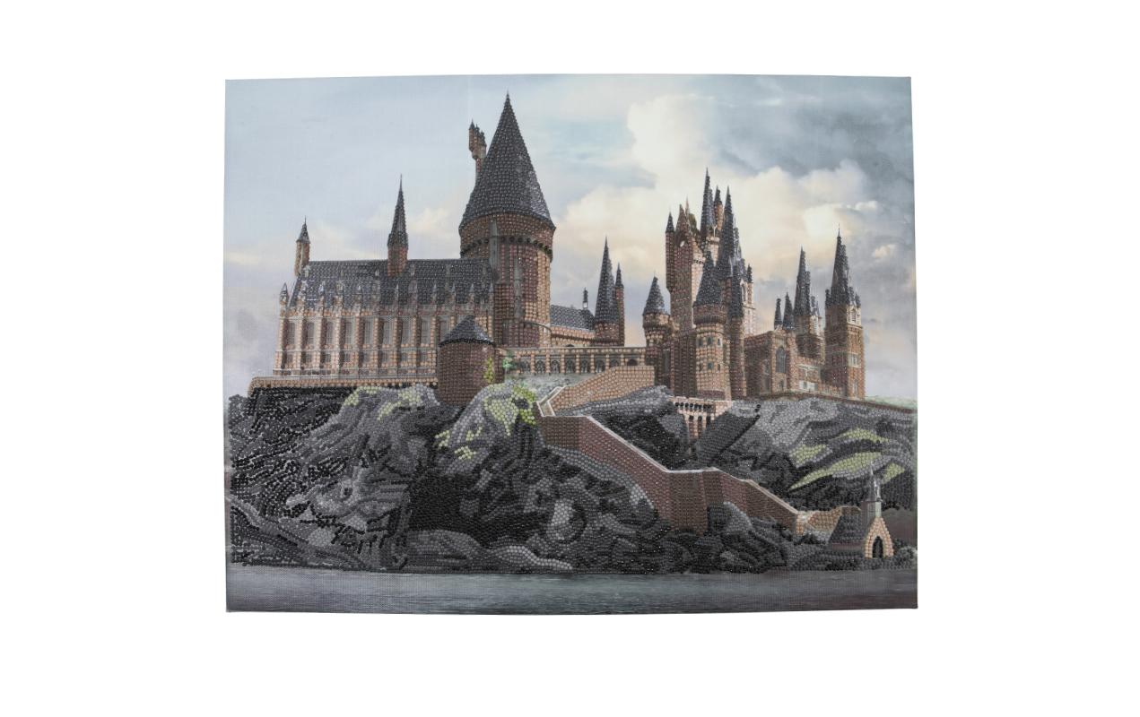 CRAFT Buddy Crystal Art Kit – Diamond-Painting-Set – Hogwarts Schloss – 40 × 50 cm – ab 8 Jahren