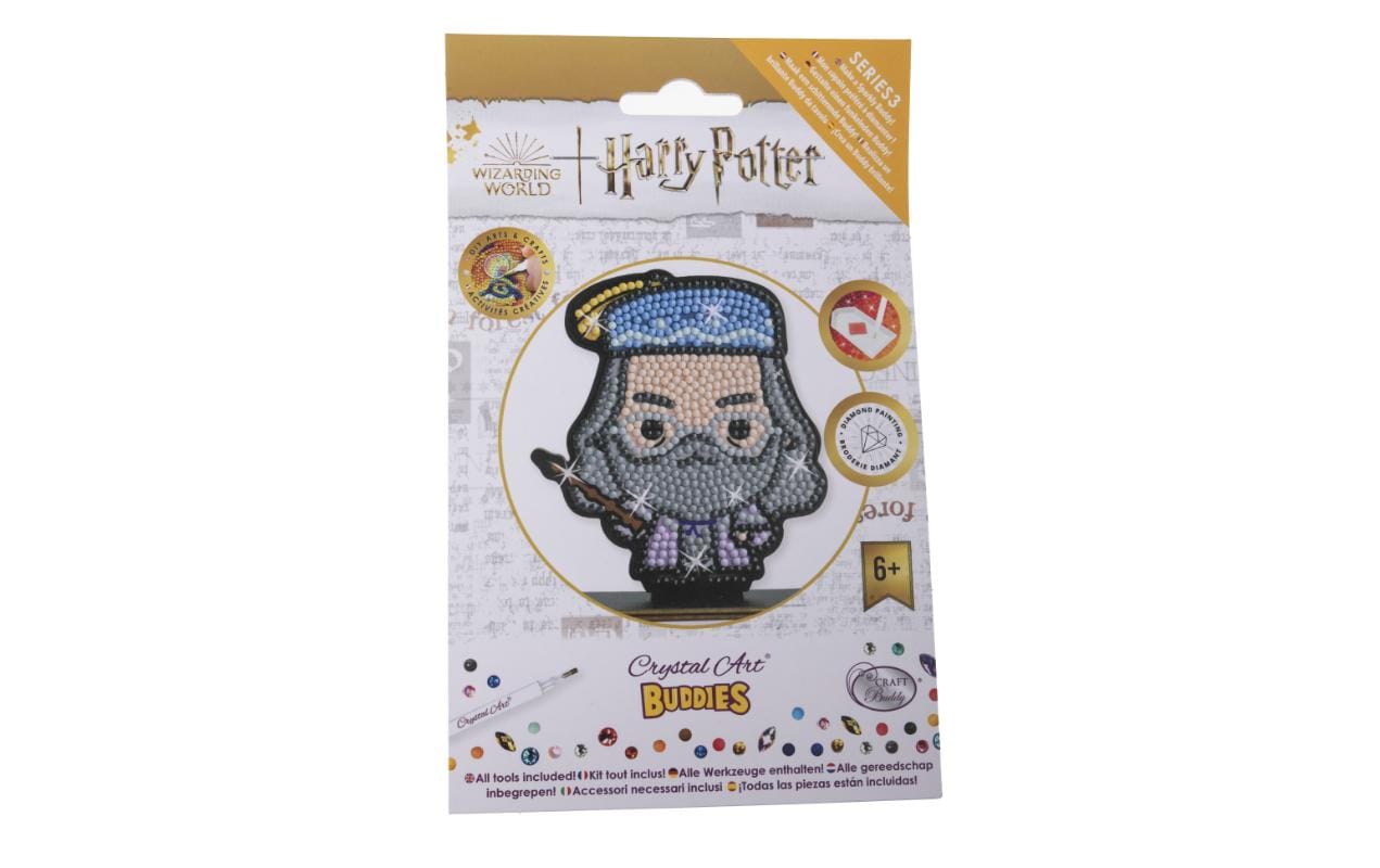 CRAFT Buddy Crystal Art Buddy – Diamond Painting Set – Professor Dumbledore – 8 × 11 cm – ab 6 Jahren