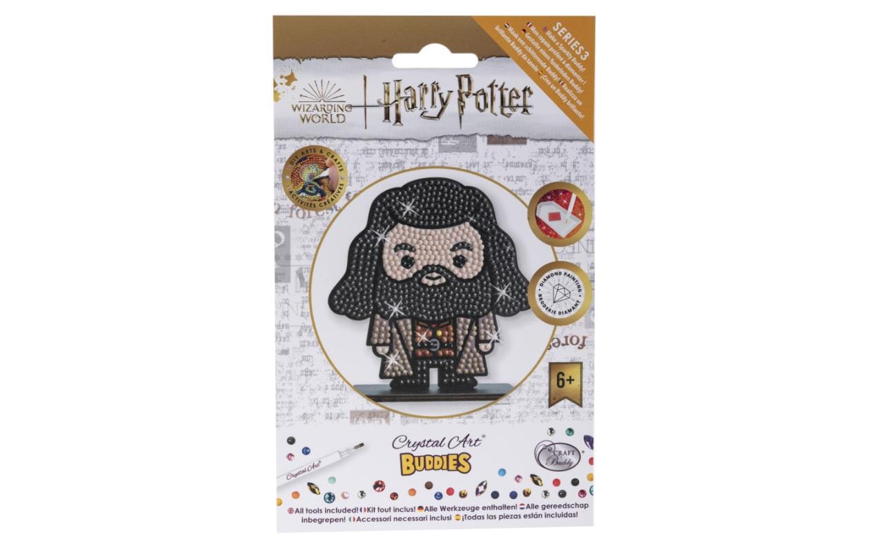 CRAFT Buddy Diamond-Painting-Set – Rubeus Hagrid – 8 × 11 cm – ab 6 Jahren