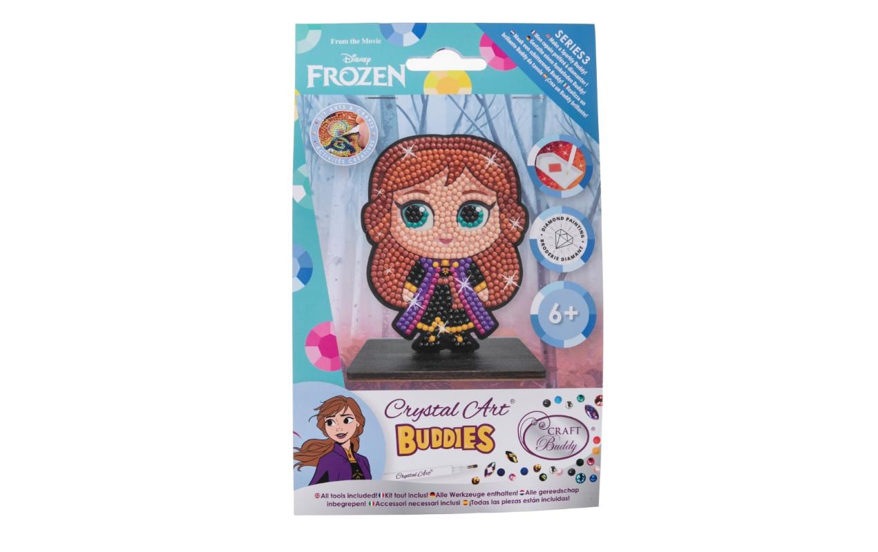 CRAFT Buddy Diamond-Painting-Set Anna – 8 × 11 cm – ab 6 Jahren