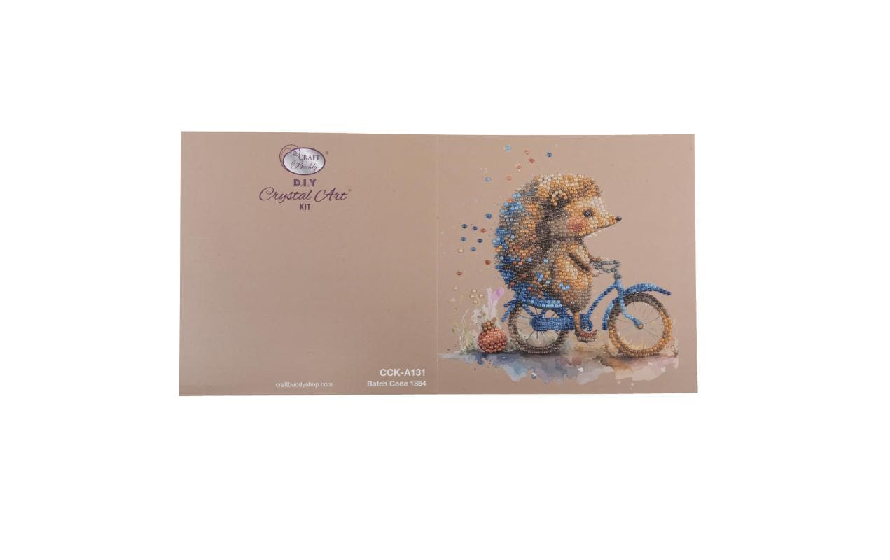 CRAFT Buddy Diamond-Painting-Set Igel – 18 × 18 cm – ab 8 Jahren