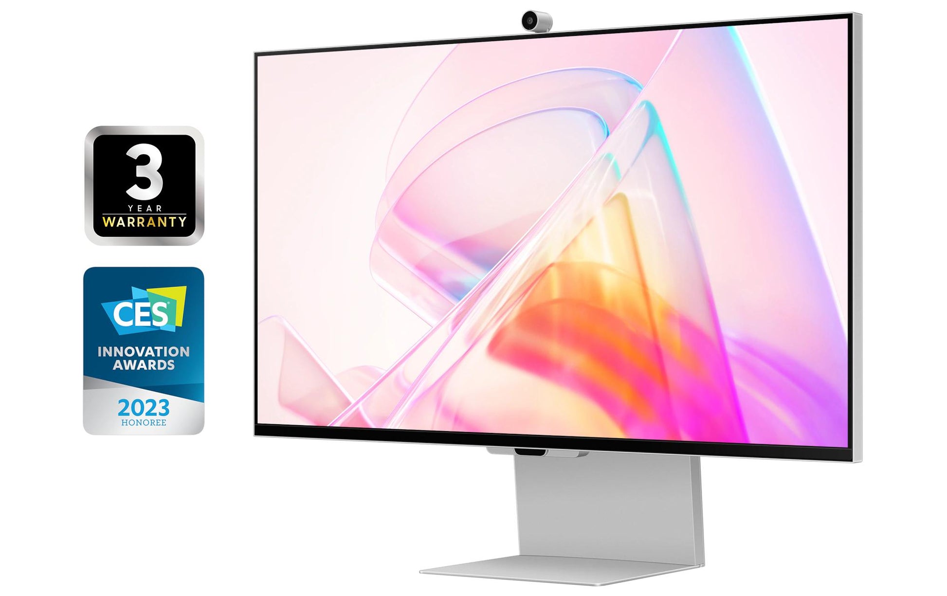 Samsung Monitor, 27", IPS, 60 Hz, 600 cd/m², Webcam, 4× USB-C, Thunderbolt 4, VESA 100 × 100, Weiss