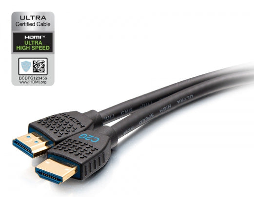 C2G HDMI Kabel HDMI 2.1 8K 60 Hz – 0,61 m – ARC, Ethernet