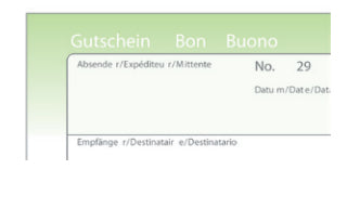 Simplex Formularblock – Gutscheine, mehrsprachig, 100 Blatt, A6