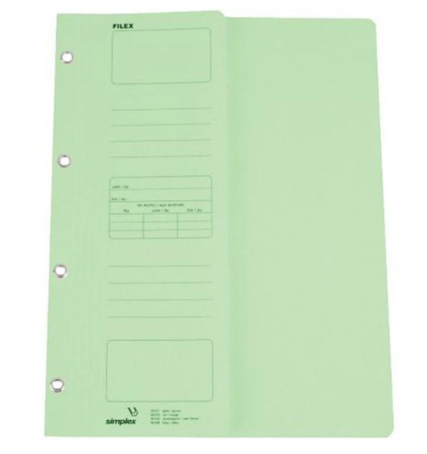 Simplex Schnellhefter – A4, Karton, dunkelgrün, Beschriftungsfeld, 240 g/m², 1 Stk.