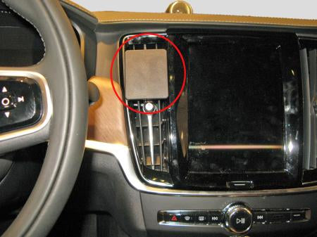 Brodit ProClip Center Mount (links) – Auto-Halterung – für Volvo S90 (2017–2020), Volvo V90 – Schwarz