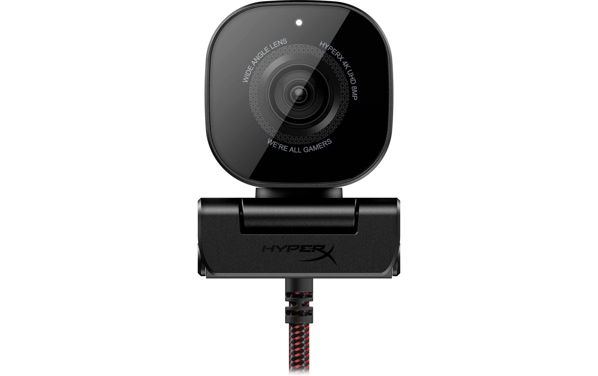 HyperX Vision S – Webcam – 4K, USB‑C (USB 3.0), Autofokus, ohne Mikrofon, 90° FOV, Schwarz