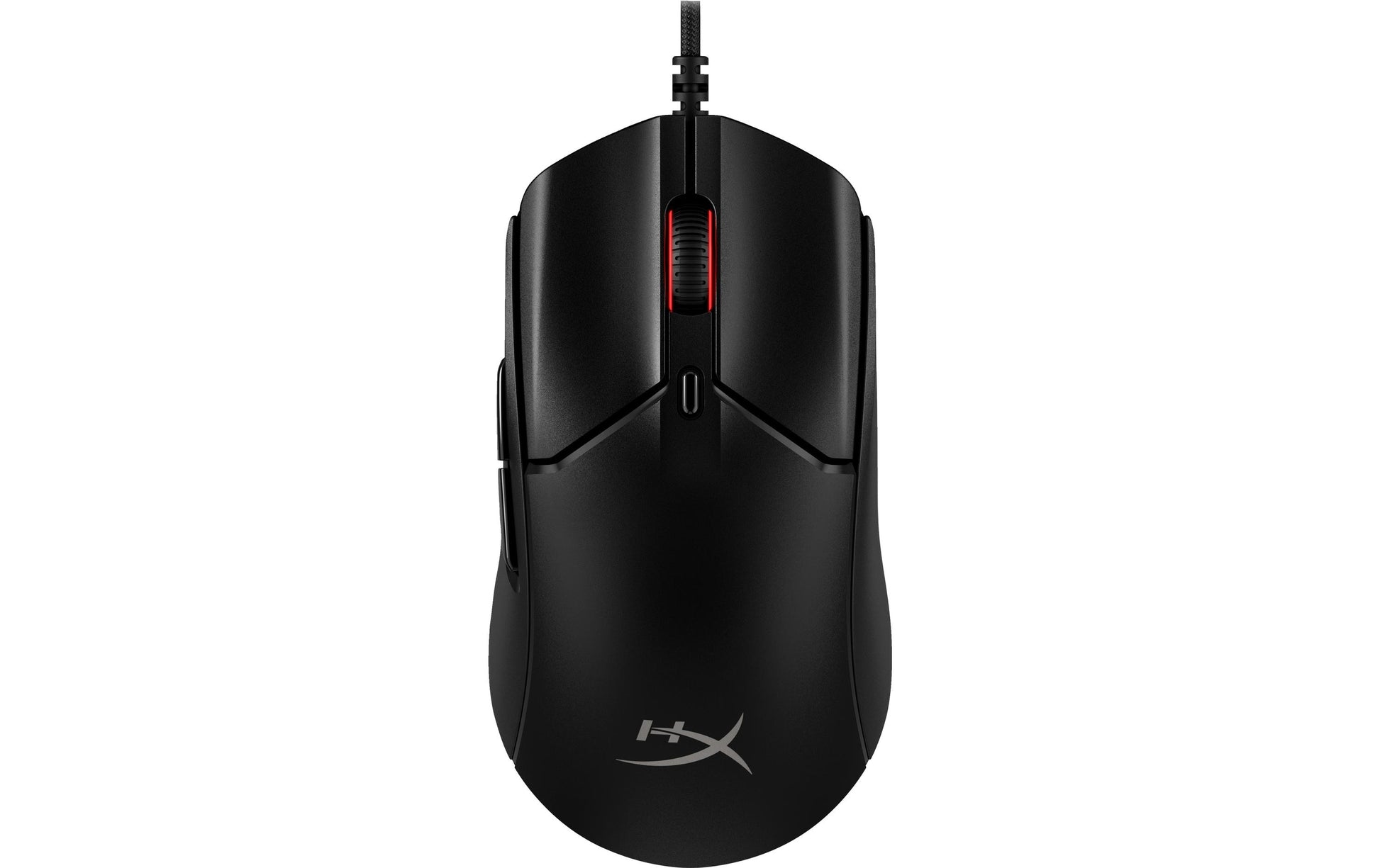 HyperX Pulsefire Haste 2 Gaming-Maus – Verkabelt, 6 Tasten, Rechtshänder, Beleuchtung, Schwarz