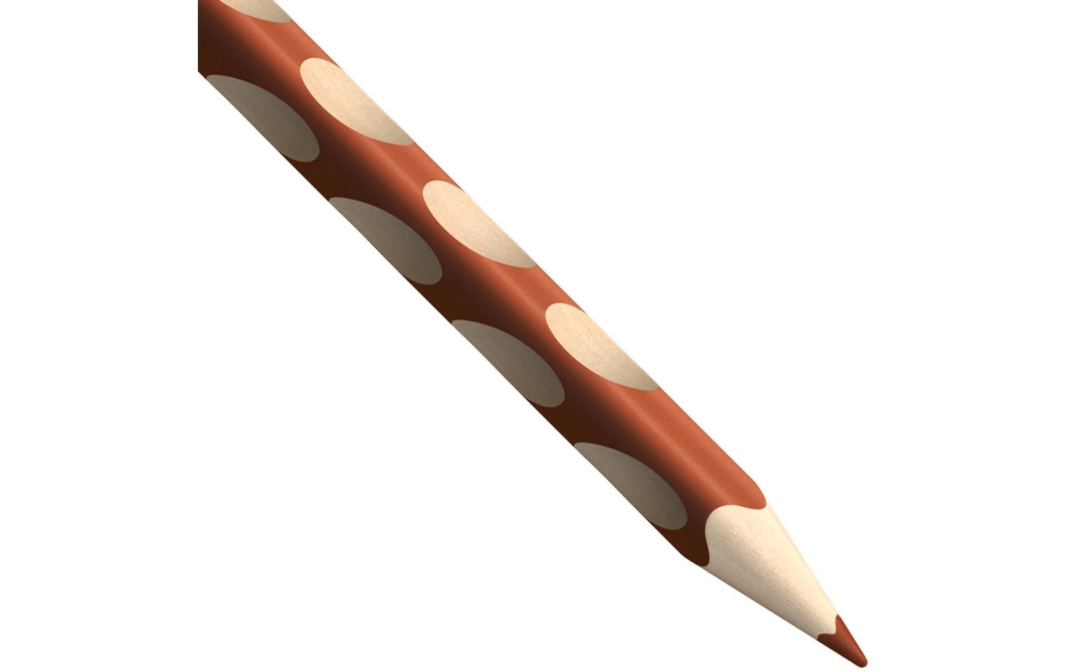 STABILO Buntstift, Mehrfarbig, 24er-Etui – Ergonomisch, Dreikant, Strichbreite 4,2 mm, für Linkshänder