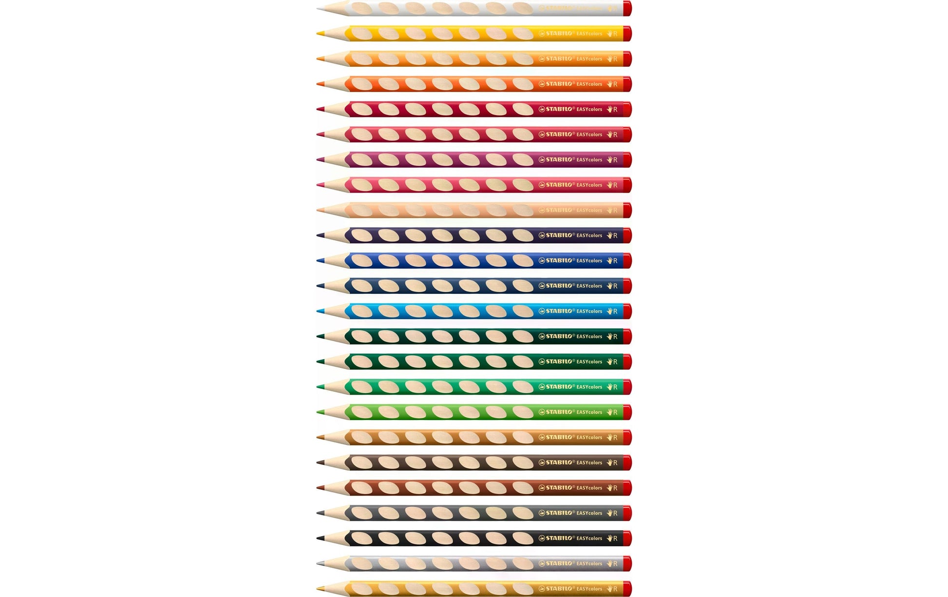 Stabilo Buntstift Mehrfarbig 24er-Etui – ergonomisch, dreikant, Ø 4,2 mm