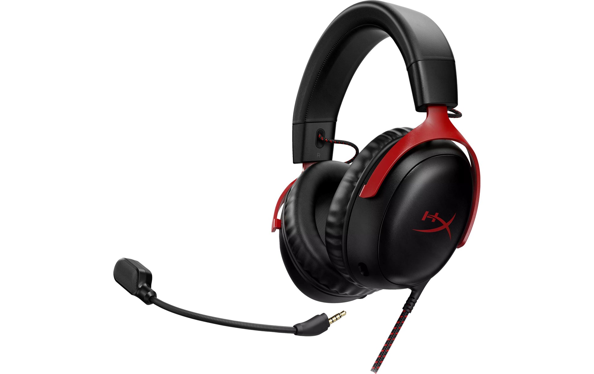 HyperX Cloud III – Gaming-Headset (Over-Ear) – USB-A, abnehmbares Mikrofon – Schwarz/Rot – für Xbox Series X