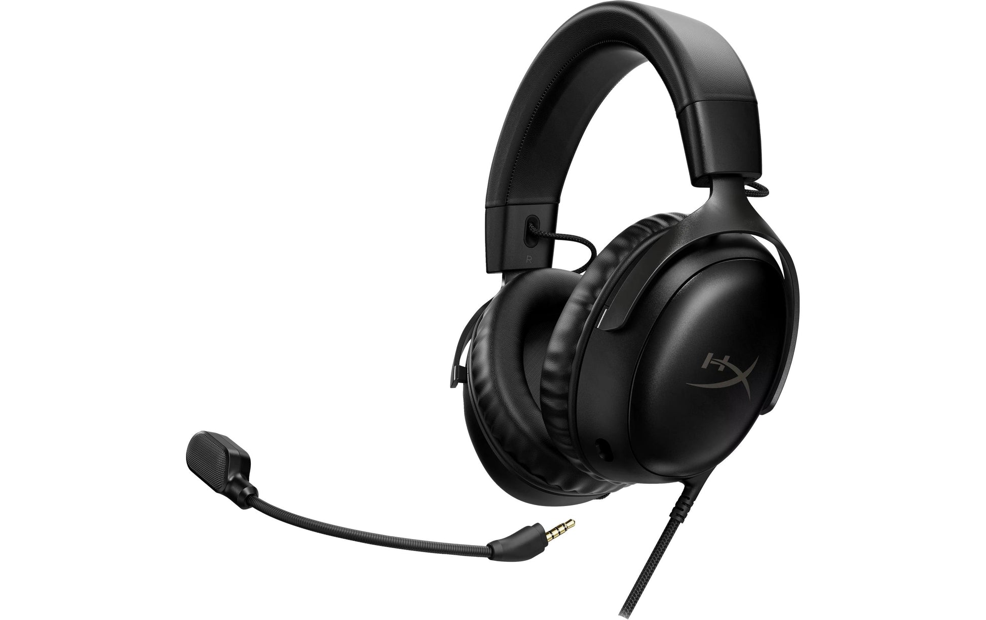 HyperX Cloud III – Gaming-Headset, kabelgebunden – DTS Headphone:X, abnehmbares Mikrofon – Schwarz