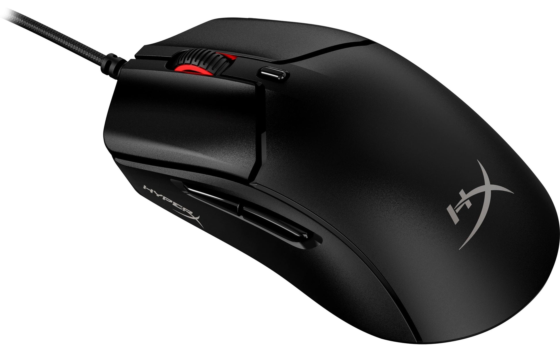 HyperX Pulsefire Haste 2 Gaming-Maus – Verkabelt, 6 Tasten, Rechtshänder, Beleuchtung, Schwarz