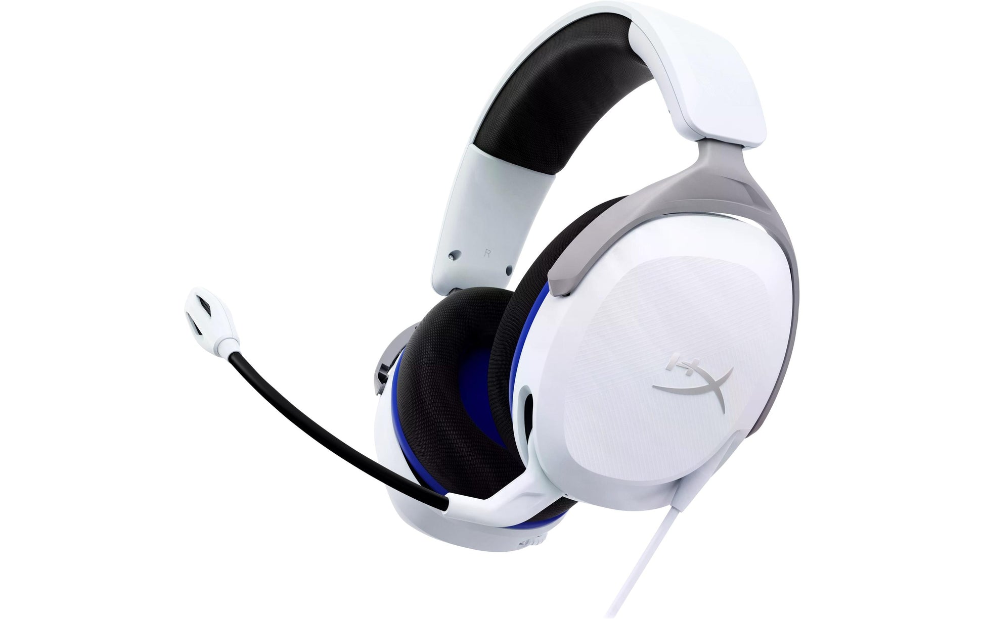 HyperX Cloud Stinger 2 Core Gaming-Headset – Over-Ear, 3,5 mm Klinke, ANC, für PlayStation 4/5, Weiss