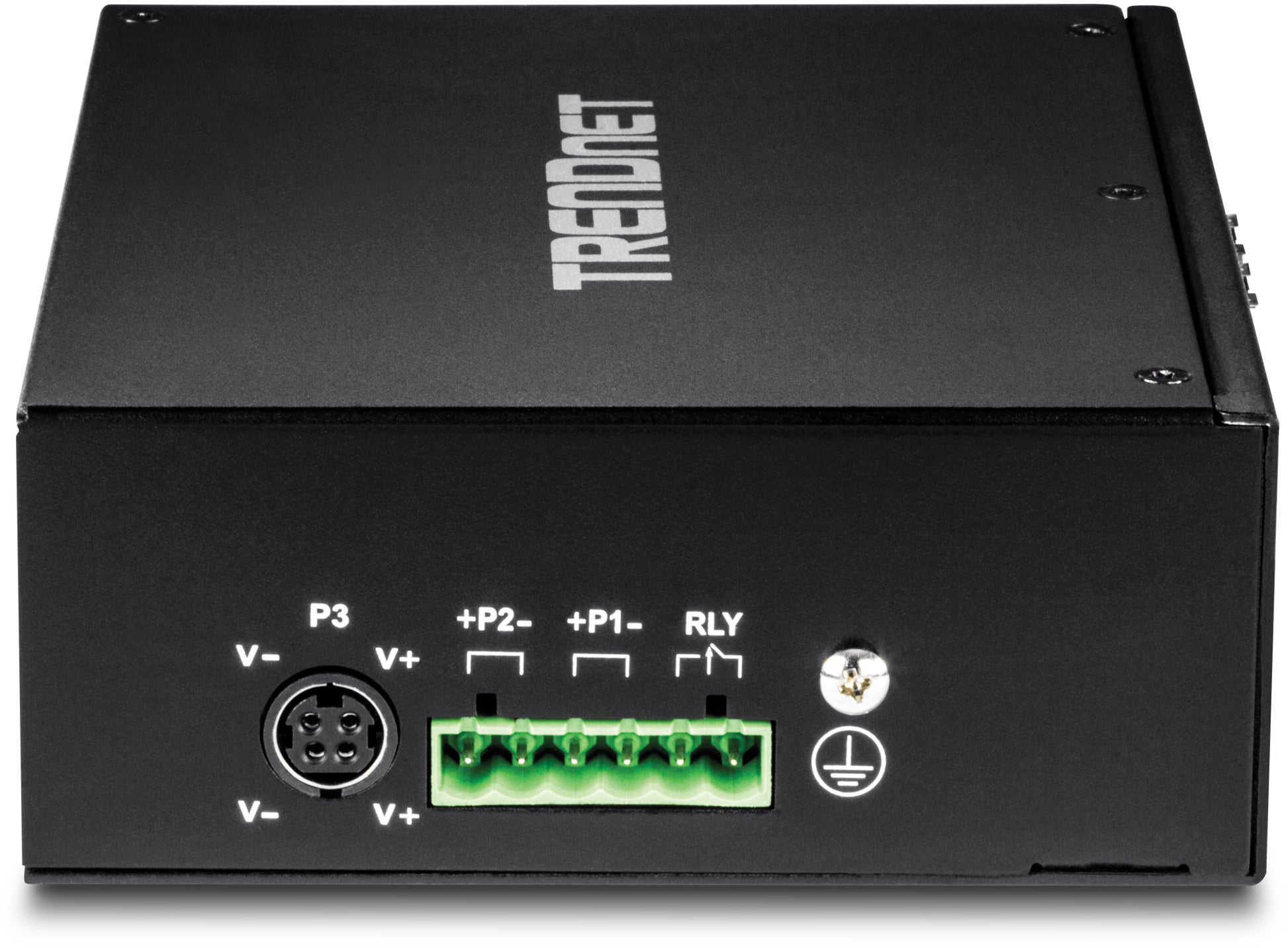 TRENDnet TI-PG102 – Unmanaged Switch – 8× 1G PoE+, 2× 1G (RJ-45/SFP shared), PoE-Budget 240 W, DIN-Rail