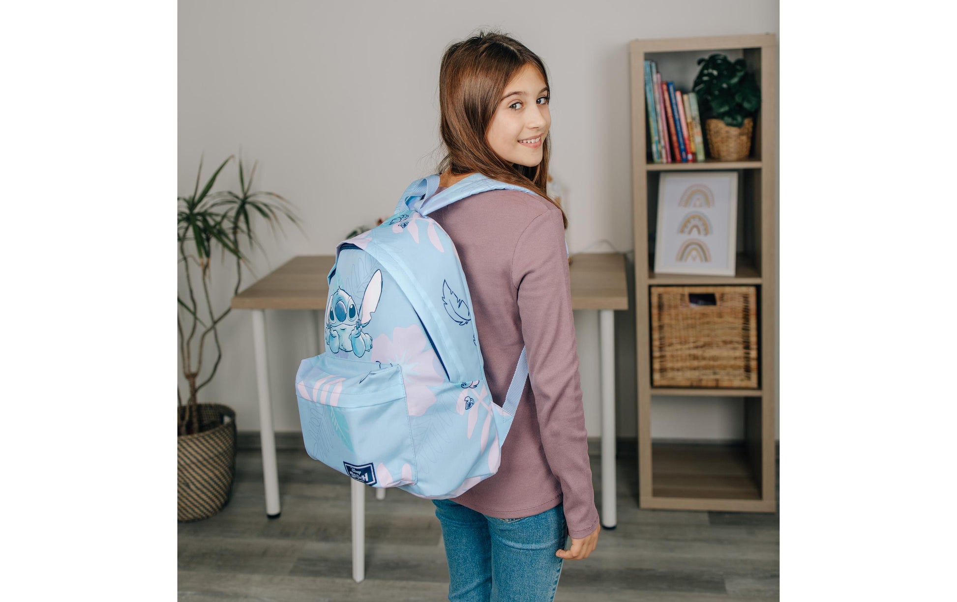 Scooli Schulrucksack, Lilo & Stitch, 16 l, 39×29×13,5 cm