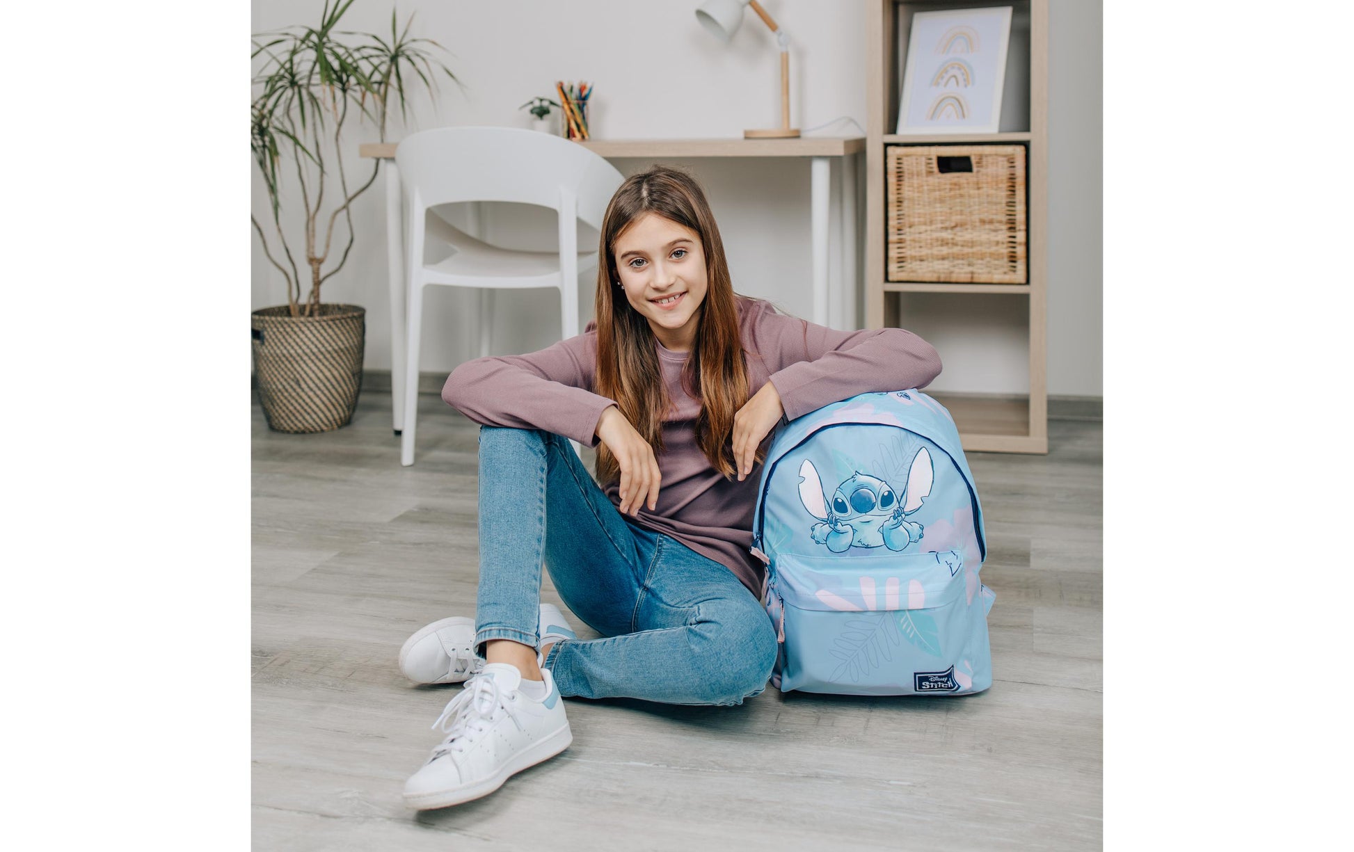 Scooli Schulrucksack, Lilo & Stitch, 16 l, 39×29×13,5 cm