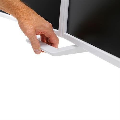 Ergotron HX DESK – Monitorarm, Dual, bis 32", 2,3–7,9 kg, neigbar, weiss