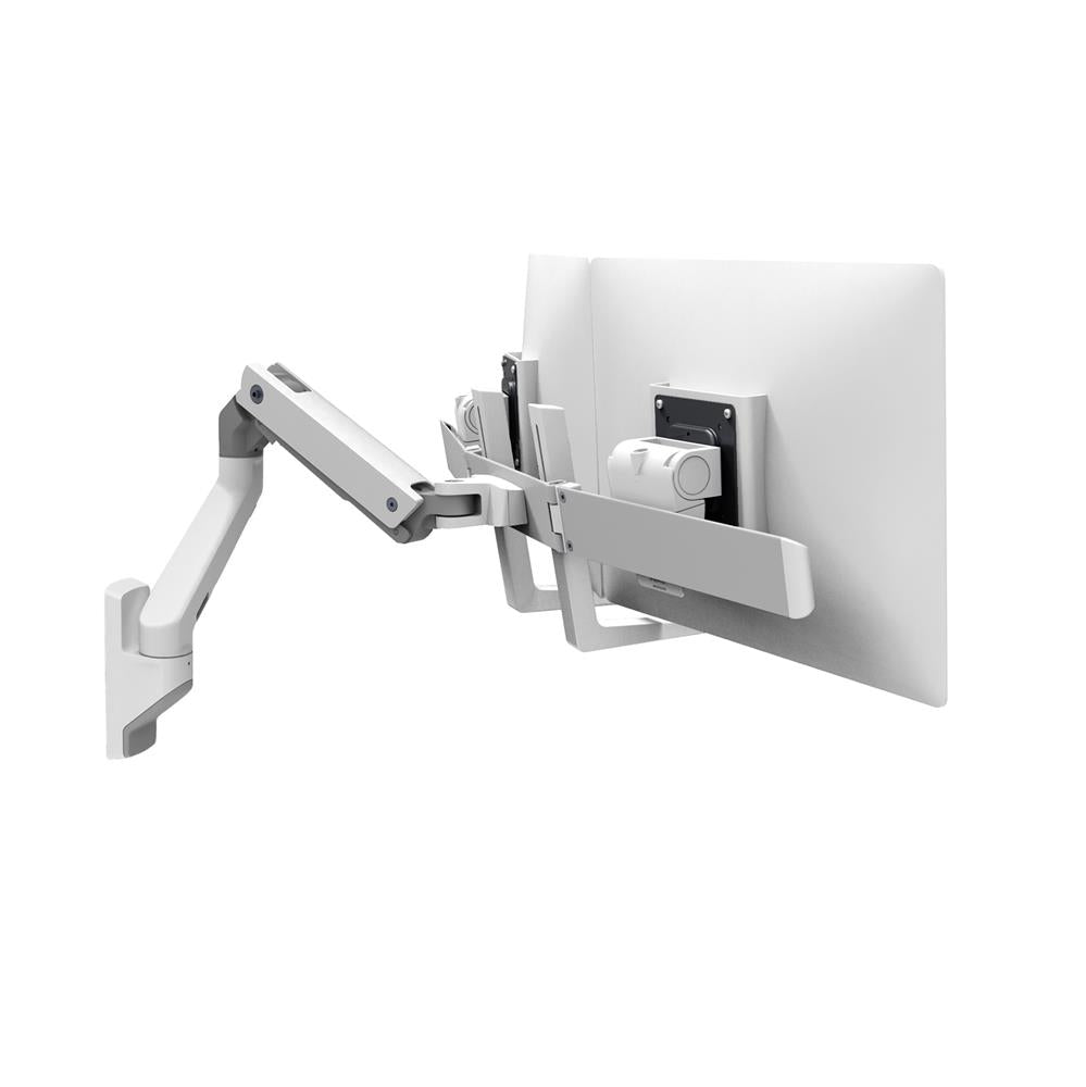 Ergotron HX MISD – Wandhalterung, Dual, bis 32", 7,9 kg, Lift, Weiss