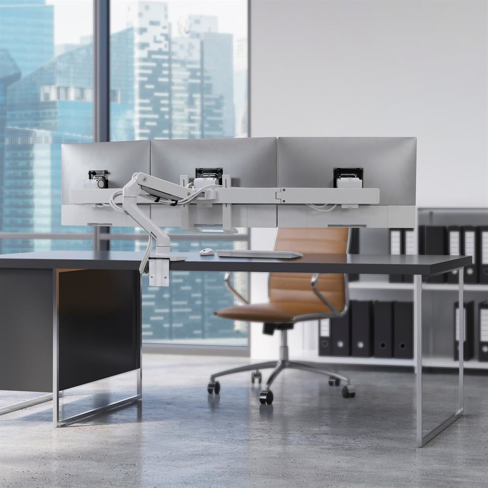 Ergotron HX – Zubehör: Triple Monitor Bogen-Kit – für HX, bis 24", weiss