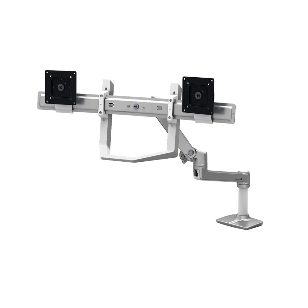 Ergotron Zubehör: Dual Monitor Handle – für Display Mount, weiss