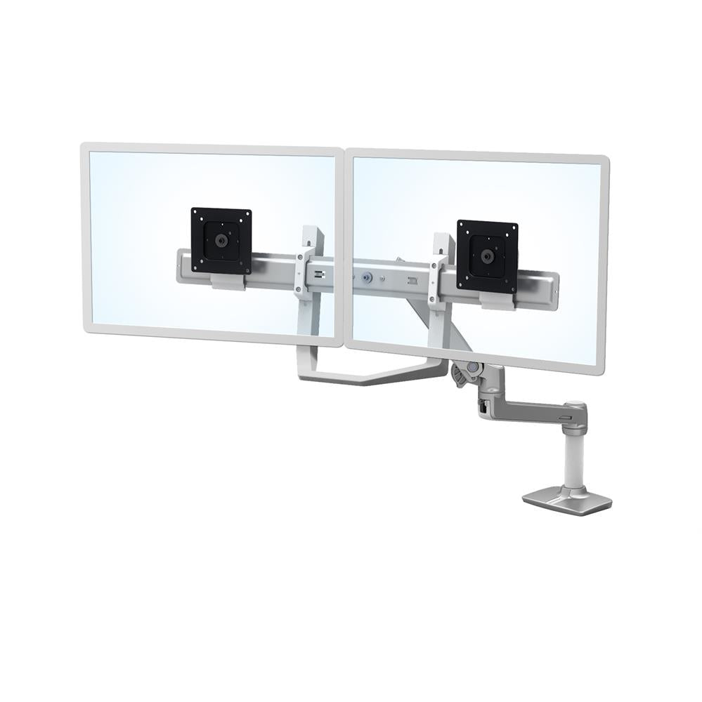 Ergotron Zubehör: Dual Monitor Handle – für Display Mount, weiss
