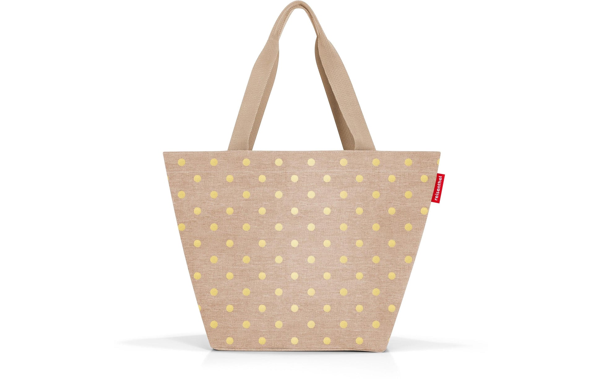 Reisenthel Stofftasche, Polyester, Motiv Metallic Dots Coffee, 510×305×260 mm