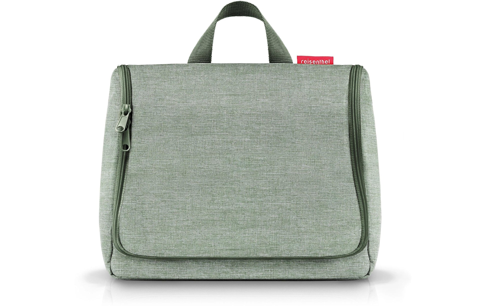 Reisenthel Necessaire Toiletbag XL – wasserfest, aufhängbar – 4 l – grün – Polyester – Twist Sage – 1 Stk.