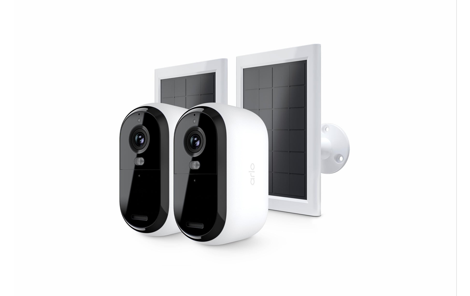 Arlo VMK3250 IP-Kamera – 2K (2688×1520), 4 MP, IR-Reichweite 91 m, IP65, für IFTTT, Weiss, 2er-Pack