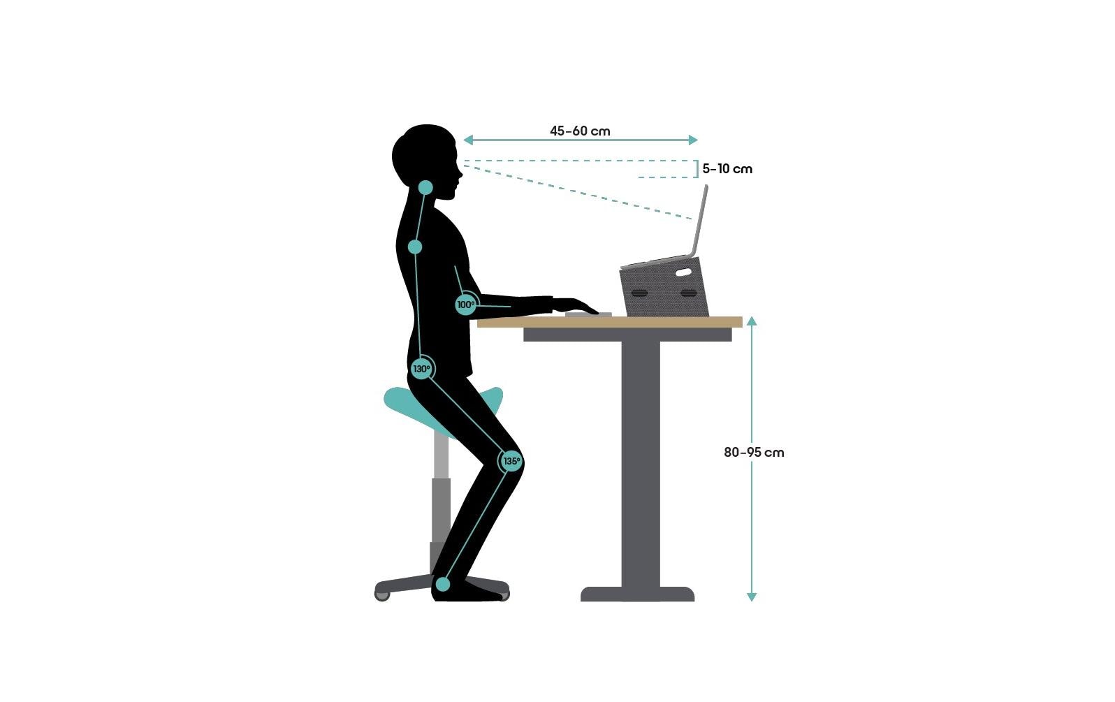Smart Stand Laptop-Ständer – bis 16", mit 2 Lüftern – Kirschrot