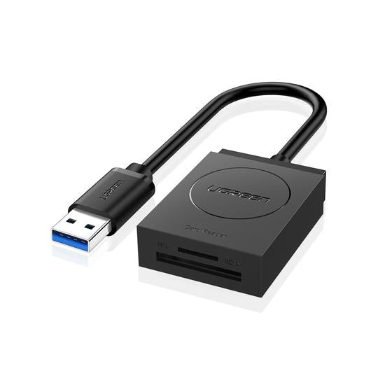 Ugreen 20250 – 2-in-1 Kartenleser – USB 3.0, für SD/MicroSD/MMC (inkl. SDHC/SDXC)